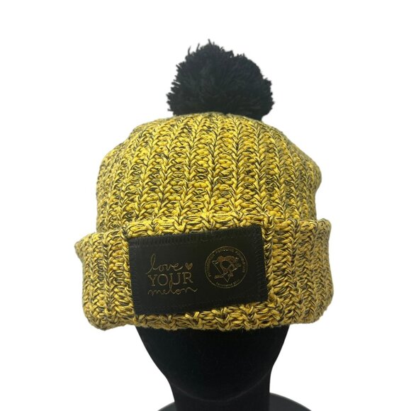 Pittsburgh Penguins Foundation Love Your Melon Knit Beanie Hat Cap 2018 Limited - Picture 3 of 7